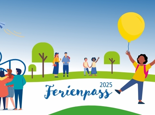 Titelmotiv Ferienpass 2025 der Stadt Duisburg